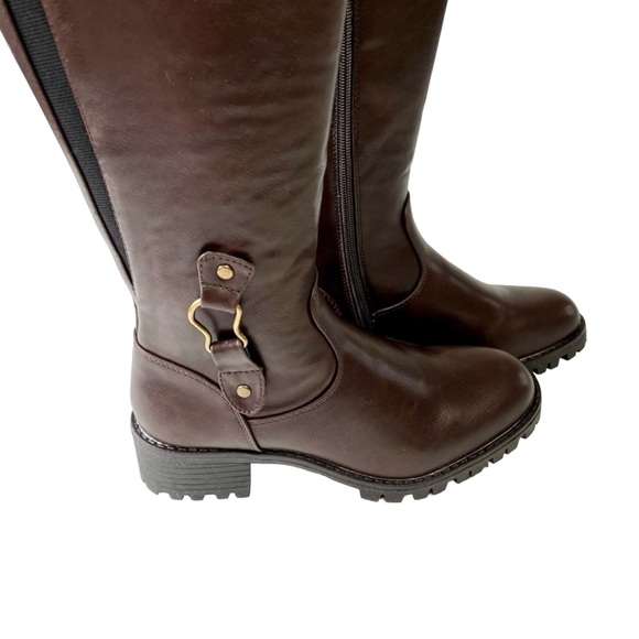 Aquatherm Betty Dark Brown Knee High Boot Women’s Size 6 - Picture 4 of 10